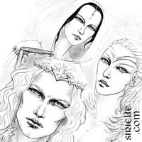Finarfin, Idril and Anairë (The Silmarillion)